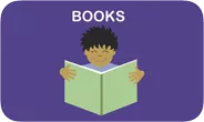 Books Button Icon Image